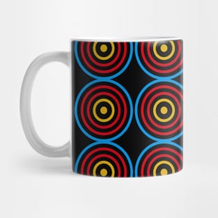 Retro circle pattern Mug